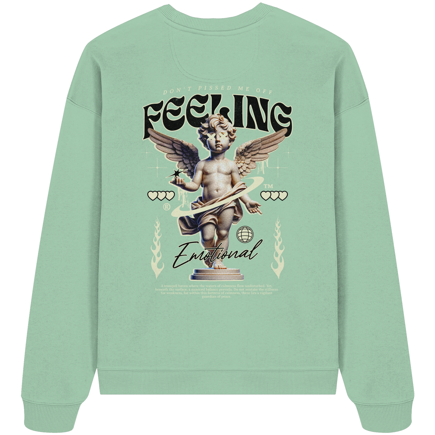 Feeling emotional - Organic Oversize Sweatshirt