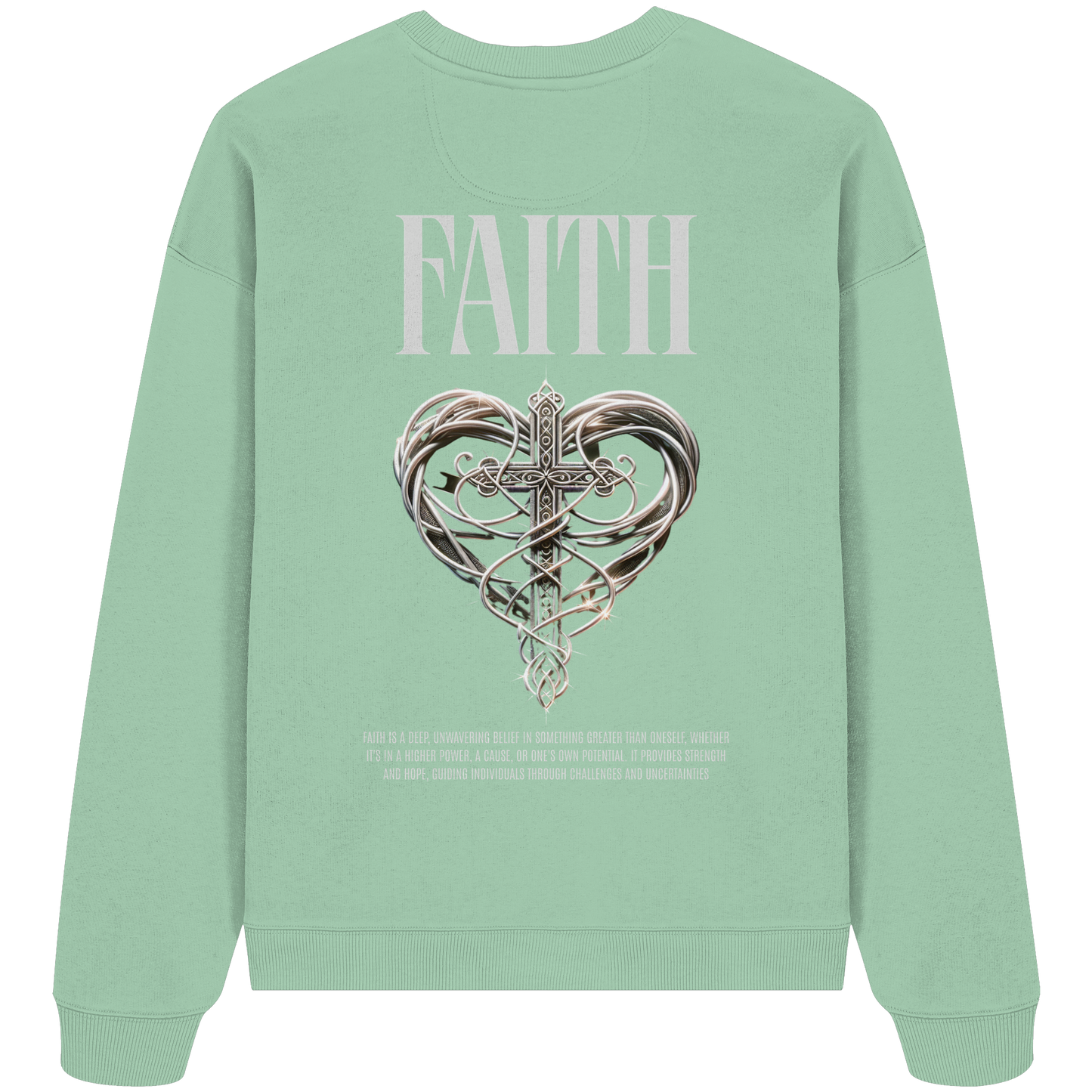 Faith - Organic Oversize Sweatshirt