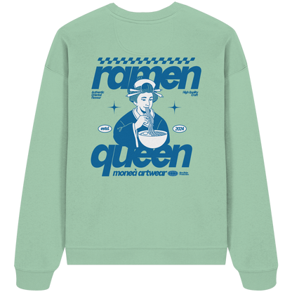 Ramen queen - Organic Oversize Sweatshirt