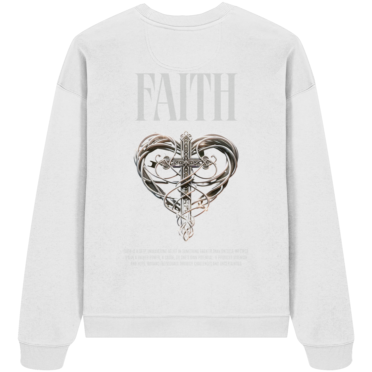 Faith - Organic Oversize Sweatshirt