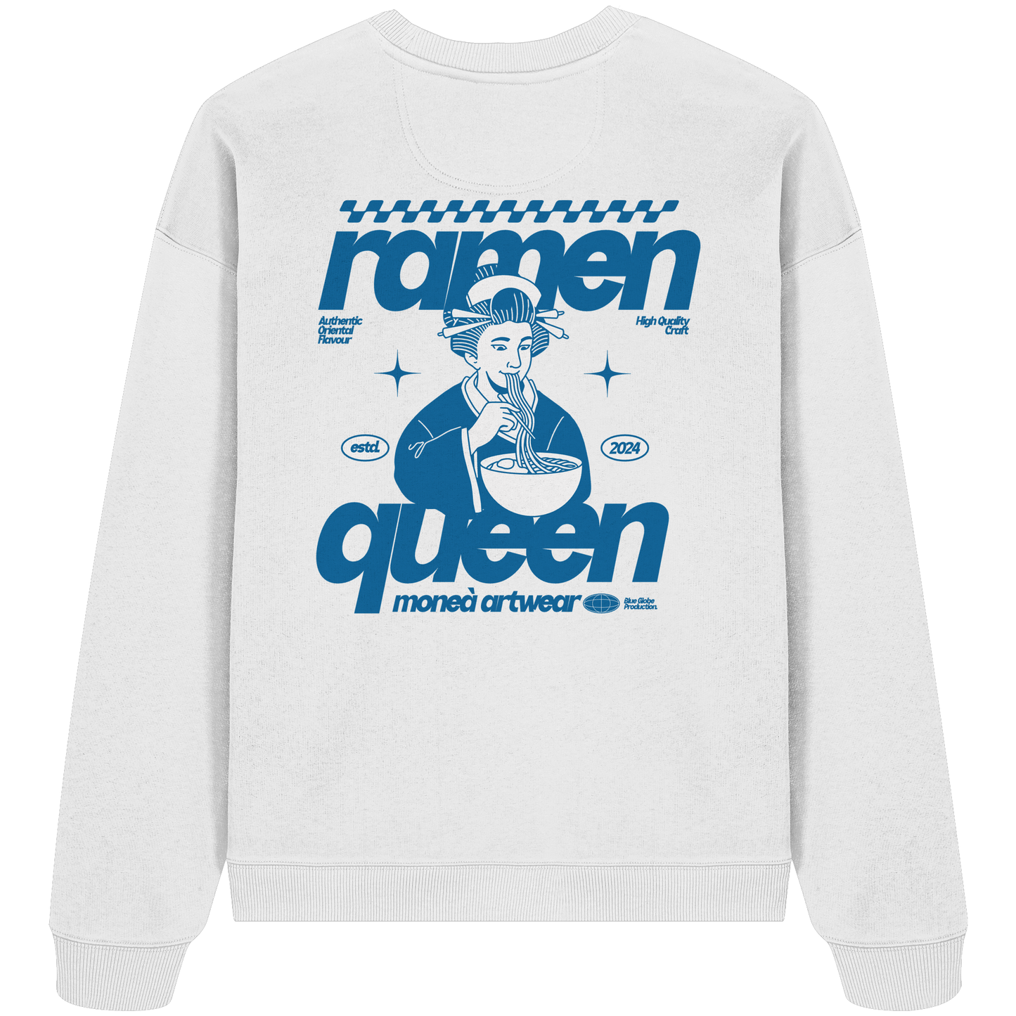 Ramen queen - Organic Oversize Sweatshirt