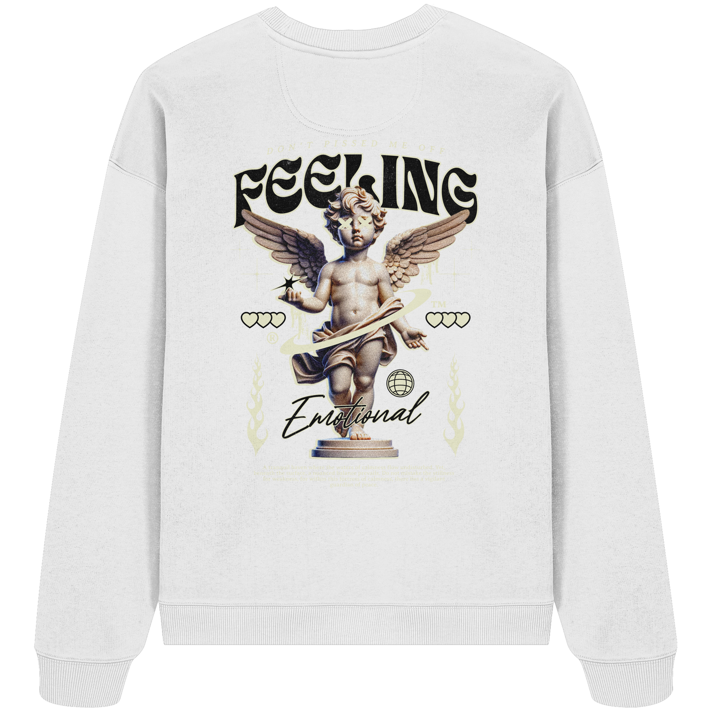 Feeling emotional - Organic Oversize Sweatshirt