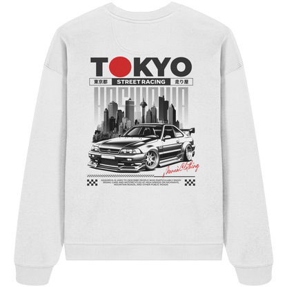 Tokyo Street-Racing - Organic Oversize Sweatshirt