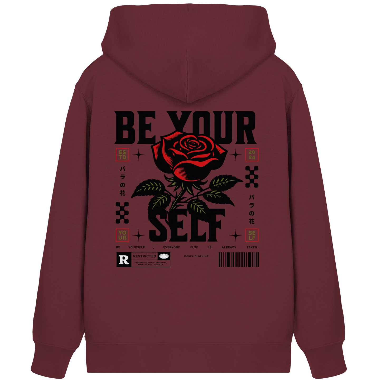 BE YOURSELF - Organic Zipper