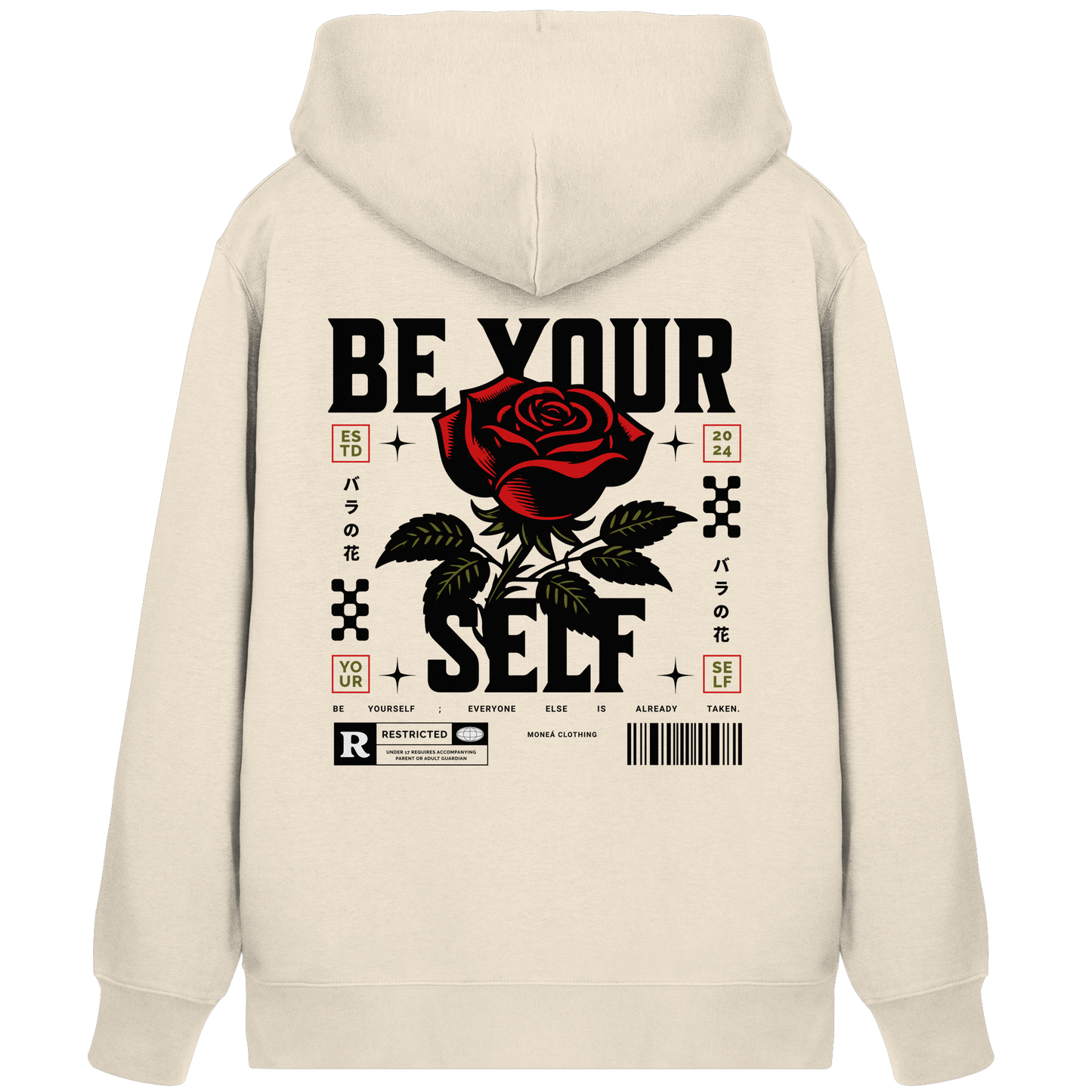 BE YOURSELF - Organic Zipper