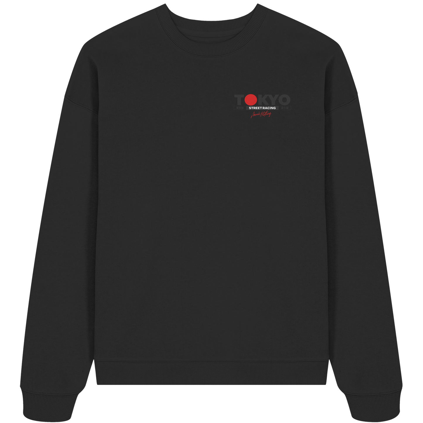 Tokyo Street-Racing - Organic Oversize Sweatshirt