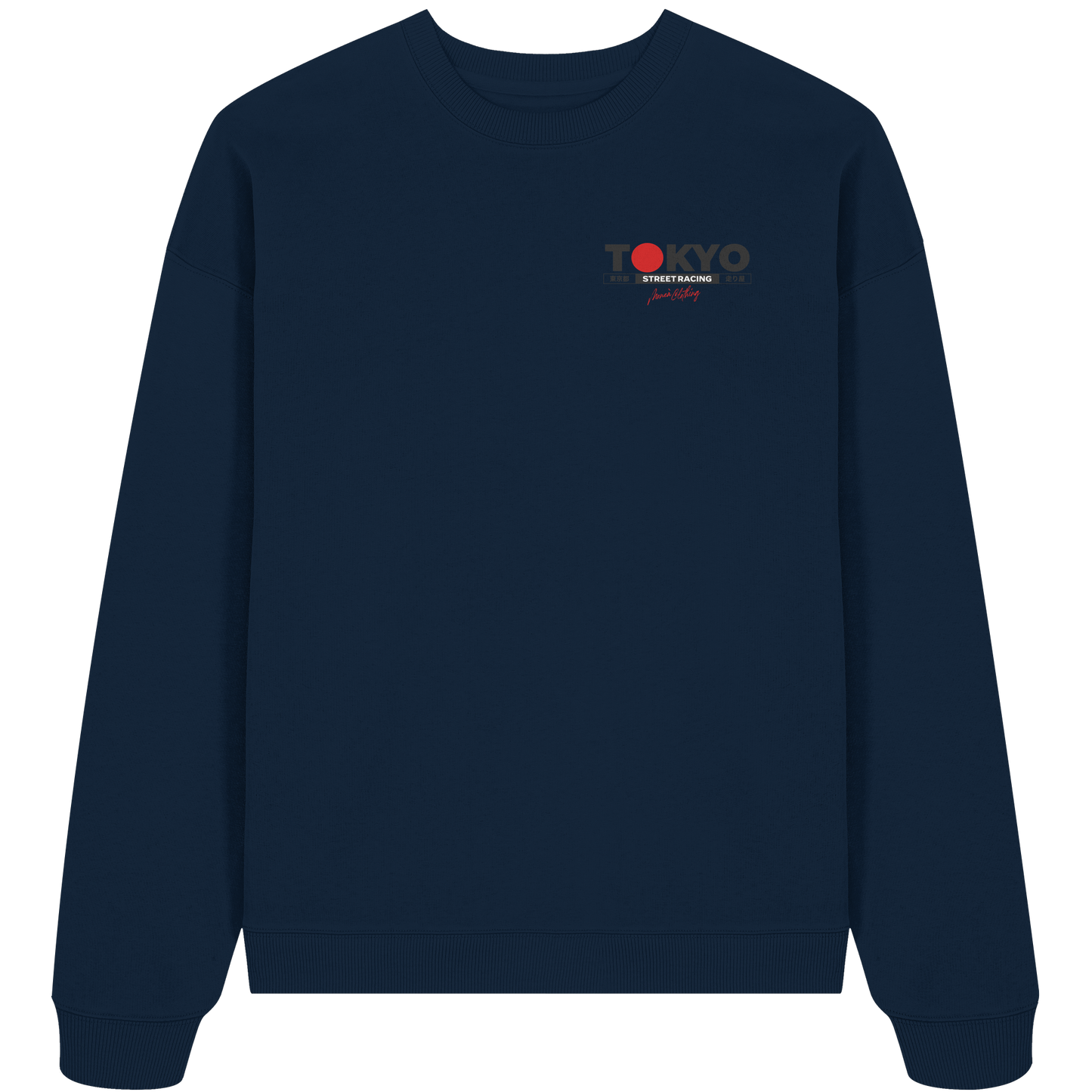 Tokyo Street-Racing - Organic Oversize Sweatshirt