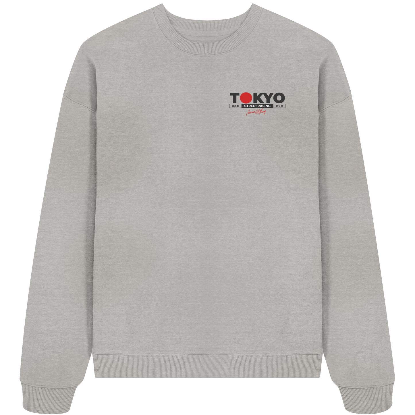 Tokyo Street-Racing - Organic Oversize Sweatshirt